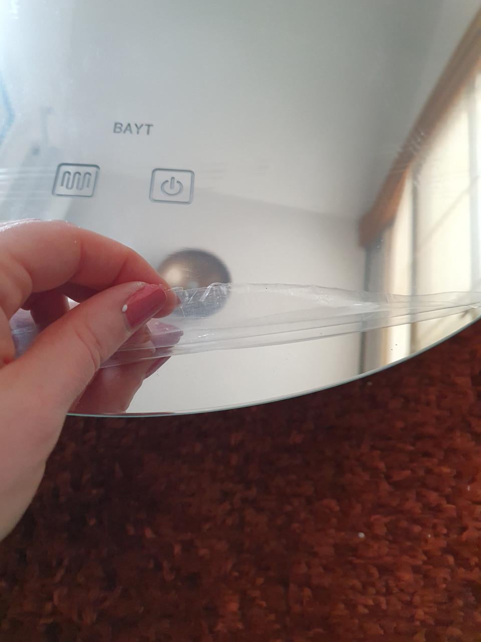 Bayt LED badkamerspiegel ovaal 50x90 anti-condens nieuw