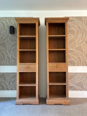 Teakhouten (boeken)kast