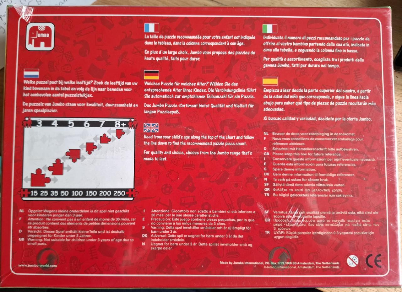 Legpuzzels voor de leeftijd vanaf 2jr, 3jr, 5jr.