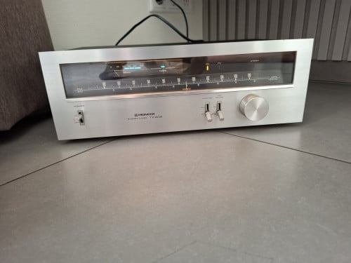 Pioneer TX 608 klassieke tuner, zilver.