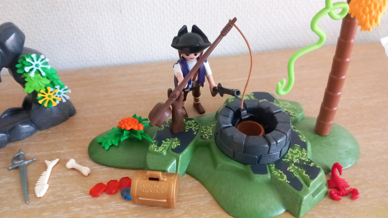 Playmobil waterput met schat setnr 70414