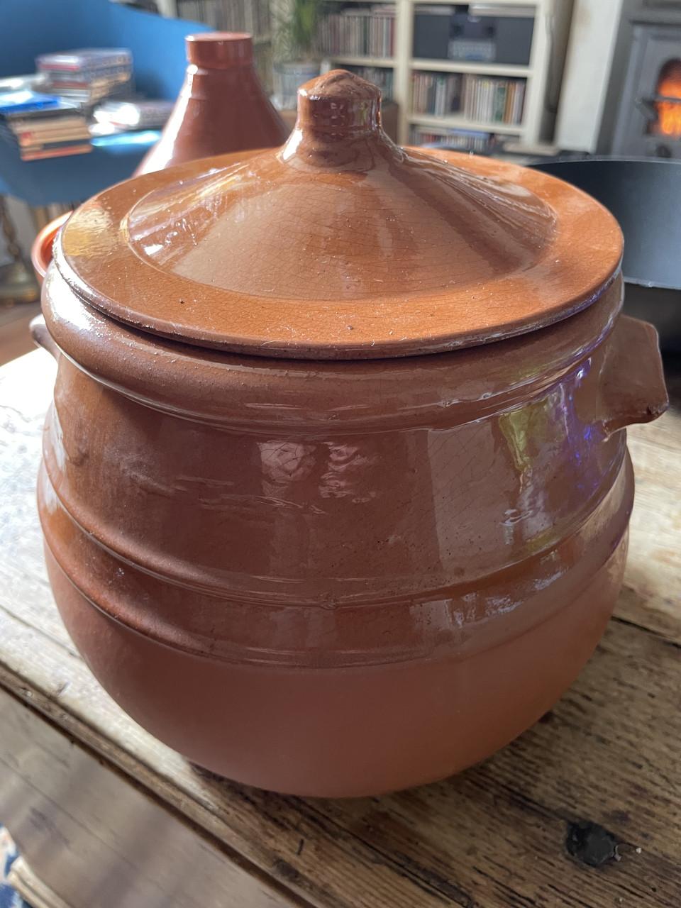 Terracotta crockpot