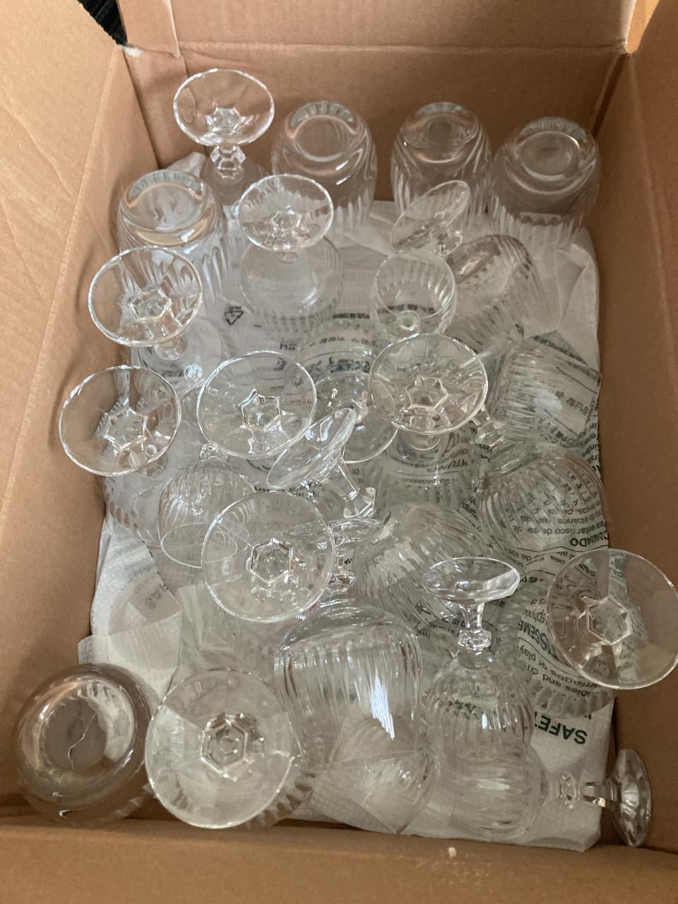 Kristal glazen servies