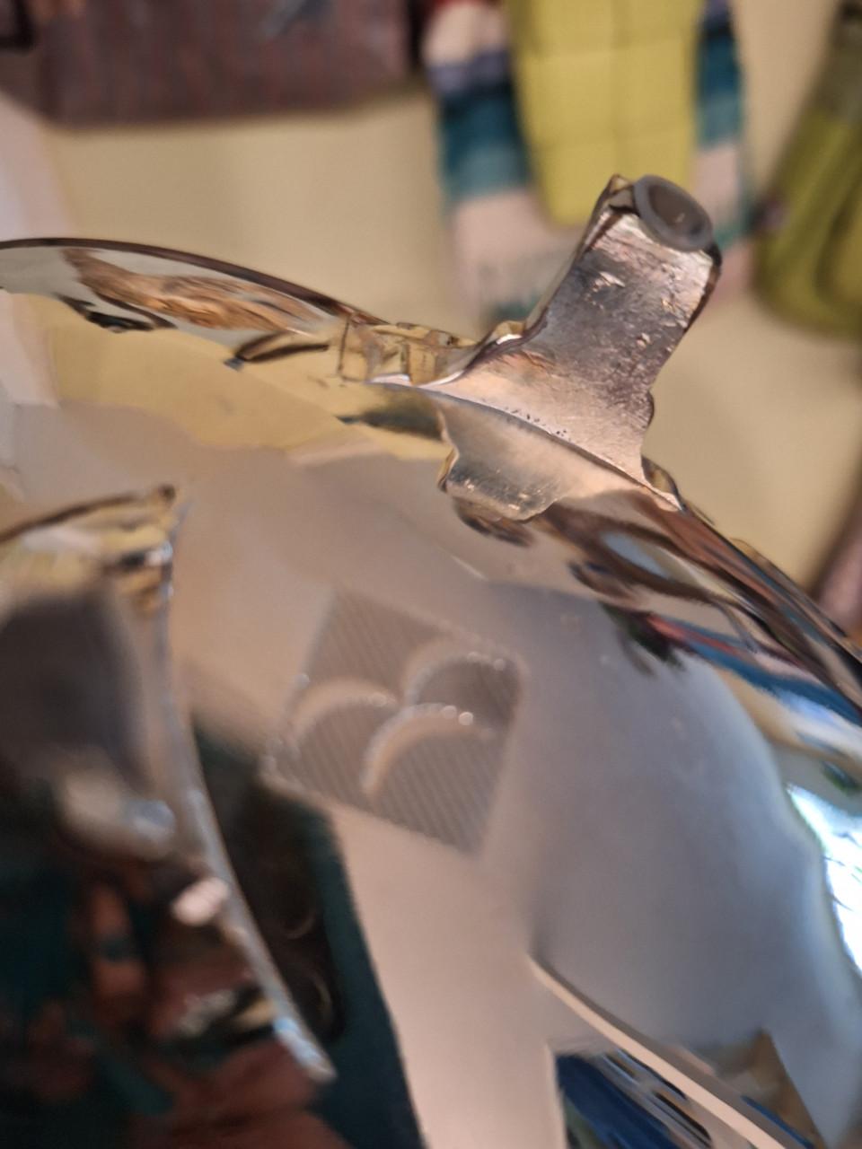 Mooie verzilverde schaal