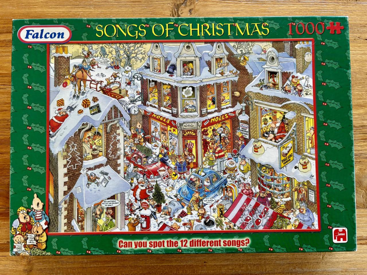 Zeldzame WasGij? kerstpuzzel Songs of Christmas Falcon compleet en netjes