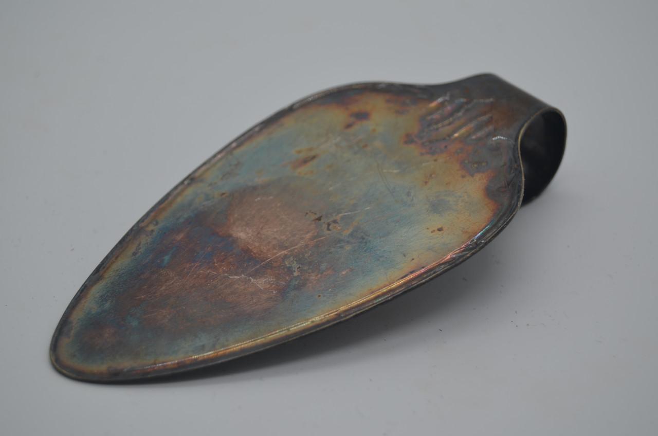 Verzilverde antieke taartschep