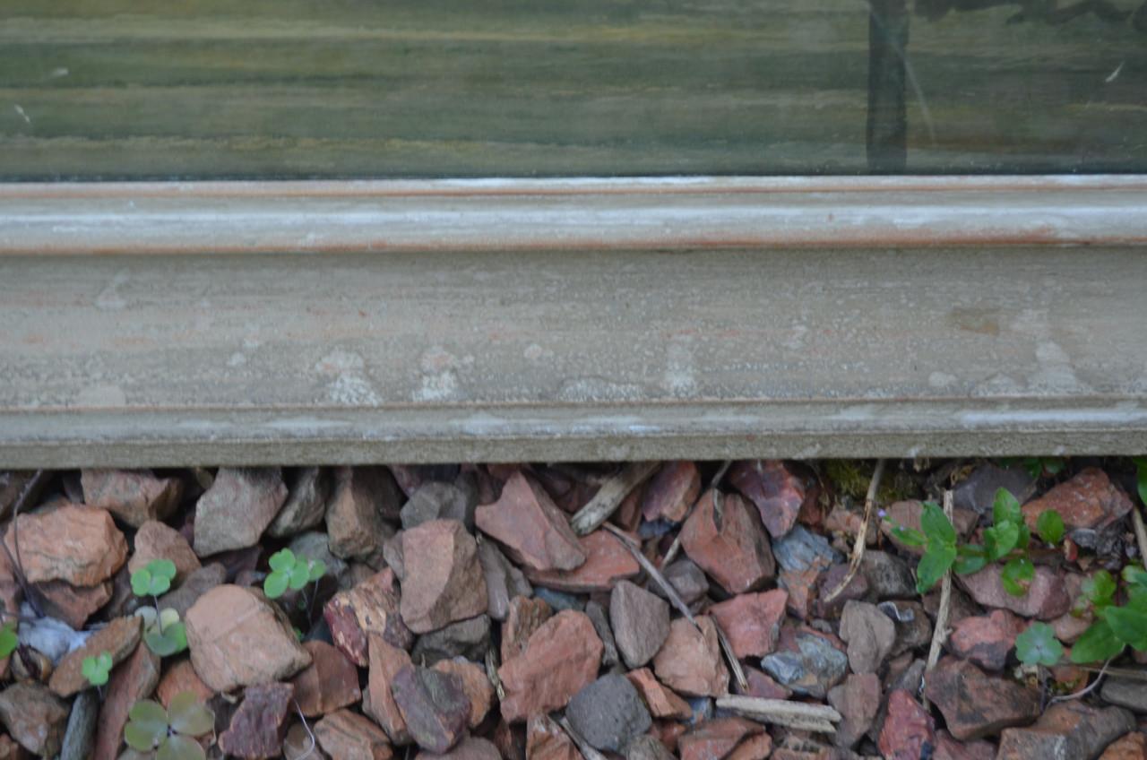 Groot schilderij Vissersscheepjes in goede staat Theo Idserda