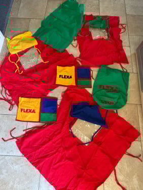 Flexa gordijnen voor hoogslaper of hut