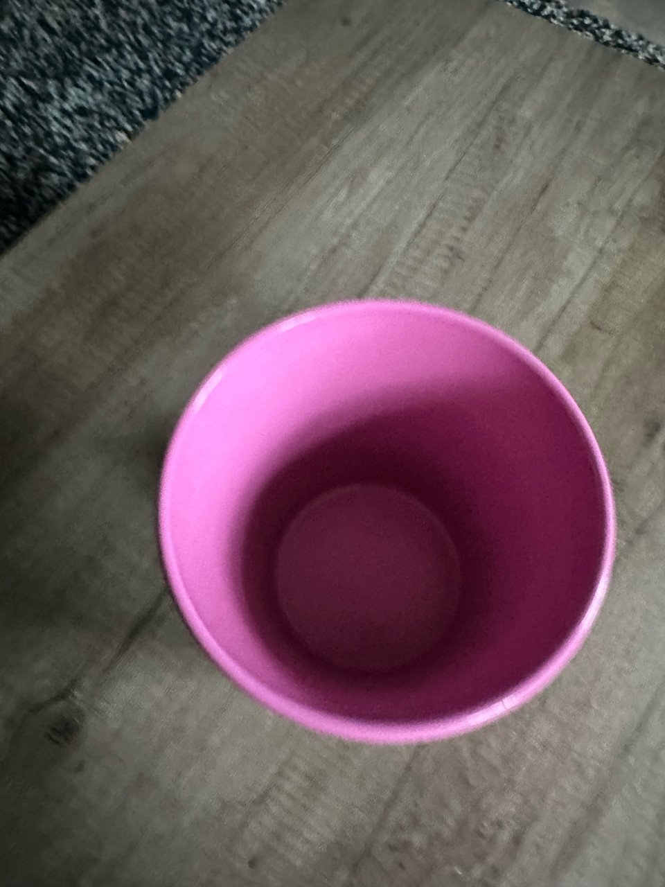 Roze bloempot