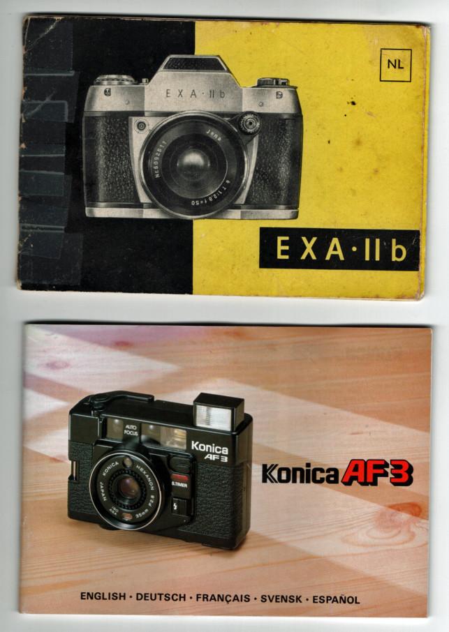 Gebruiksaanwijzingen voor diverse camera's