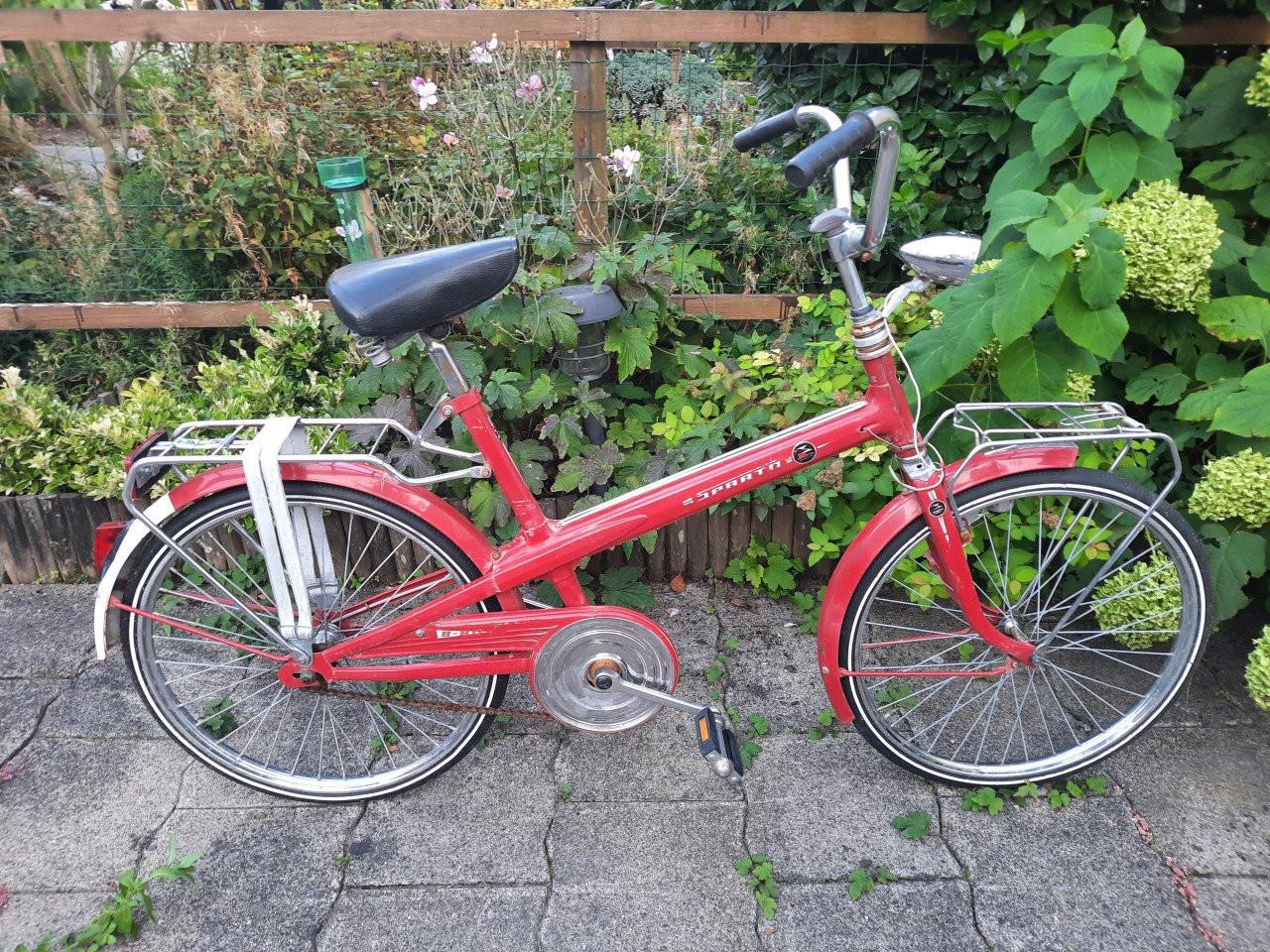 Damesfiets SPARTA- Vintage grijs / antraciet kleur / Collectors Item