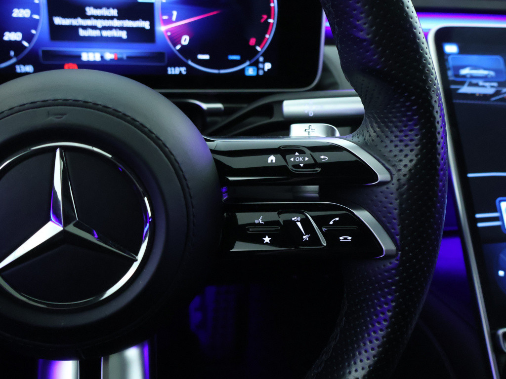 Mercedes-Benz S-klasse 450 4matic lang amg line | dodehoekdetector | panora