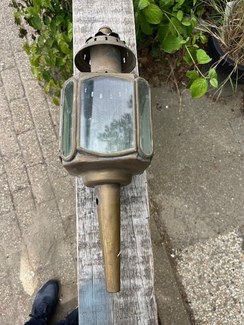 Koetslamp messing