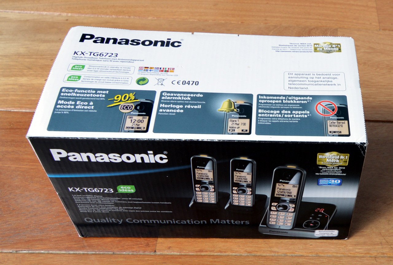 Panasonic KX-TG6723 Trio (3x DECT) + Ranex RX 1515 (nummermelder) + ...