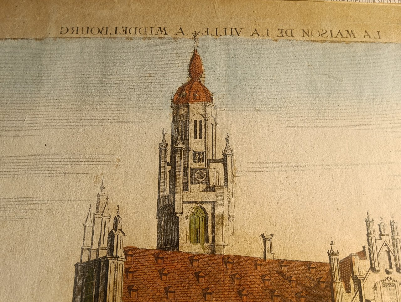 1765 Opticaprent stadhuis Middelburg!
