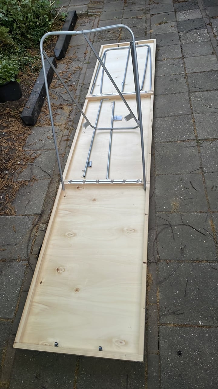 Behangtafel opvouwbaar 3 meter x 60 cm