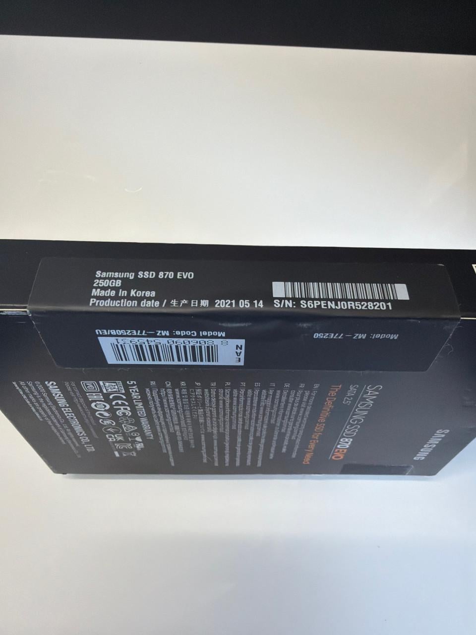 Samsung 870 EVO 250GB SATA SSD