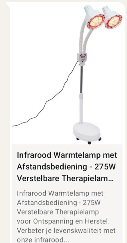 Warmtelamp twee koppig