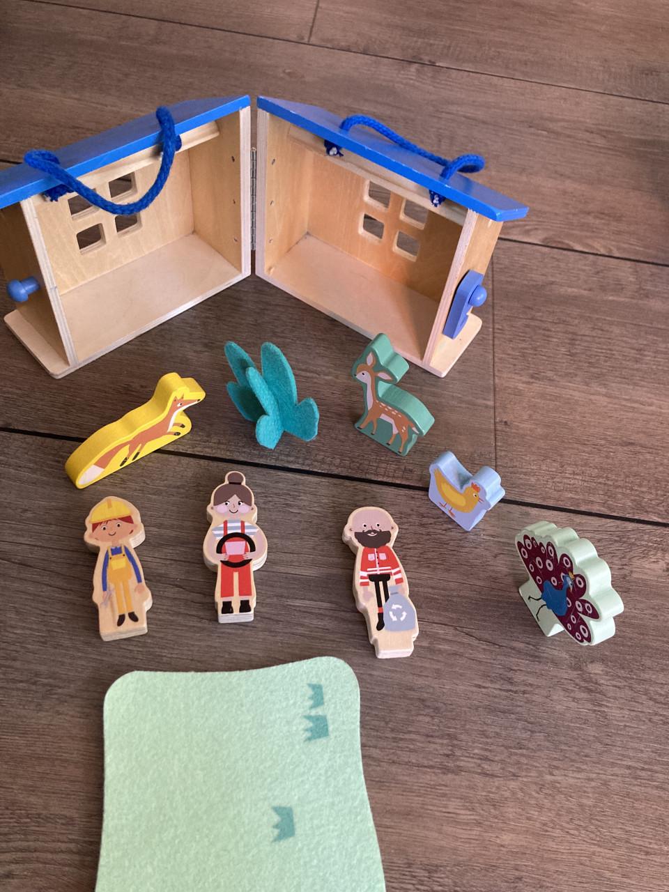Houten speelhuisje