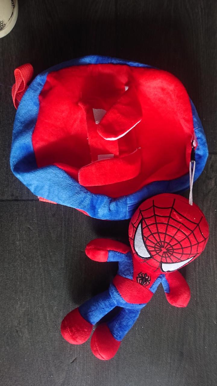 Rugzakje Spiderman met afneembare knuffel