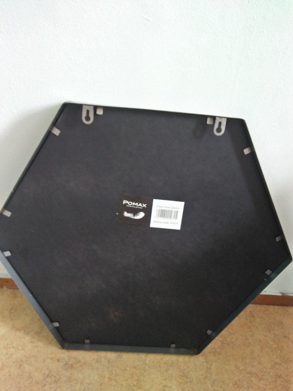 Strakke spiegel zwart