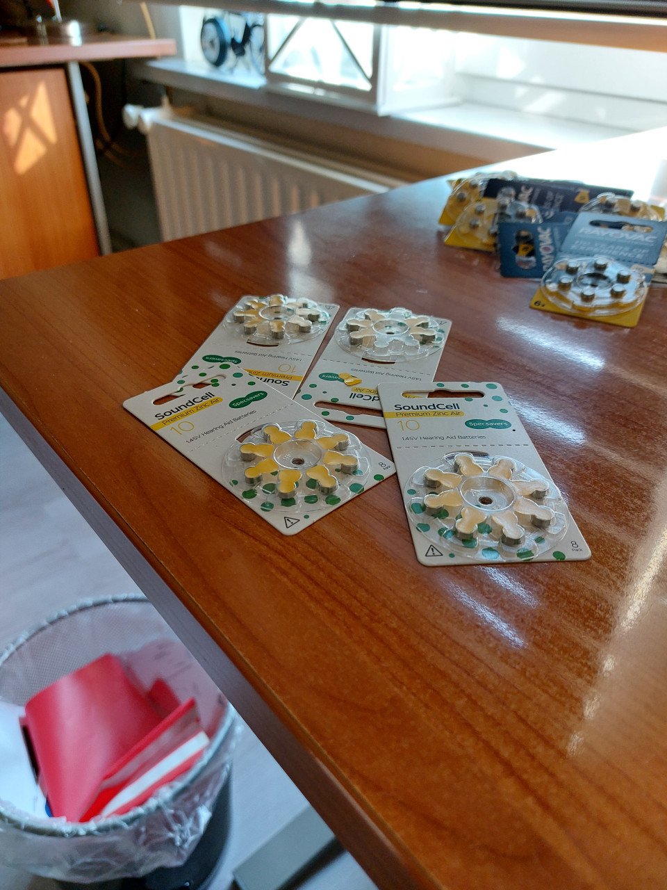 Batterijen voor gehoor toestel