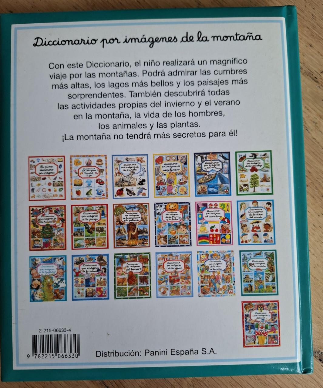 Spaans Beeldenwoordenboek van de Bergen (voor kinderen 6-8 jr)