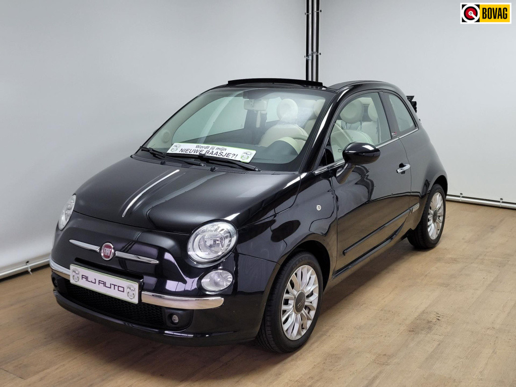 Fiat 500 C 0,9 lounge | cabrio | parkeersensor | half-leder | airco | deale