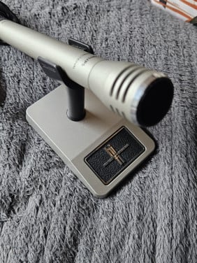 Prachtige zeer nette vintage Philips HiFi NL 8501 microfoon