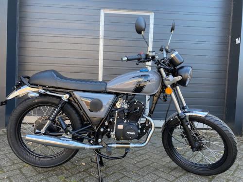 Schitterende  Mash fifty caferacer schakel brommer nardo grey 1699 euro