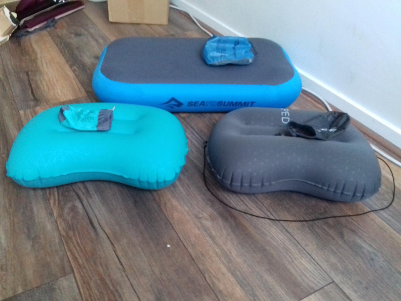 Sea To Summit ultralight, premium deluxe en Exped Ultra pillow