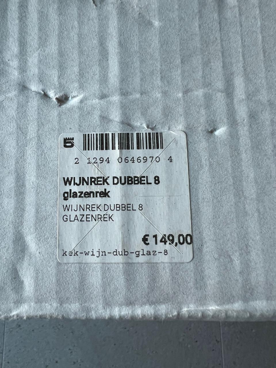 Wijnrek van KeK Wonen