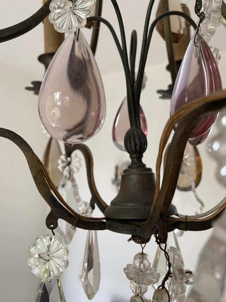 Kroonluchter,brons,begin 1900