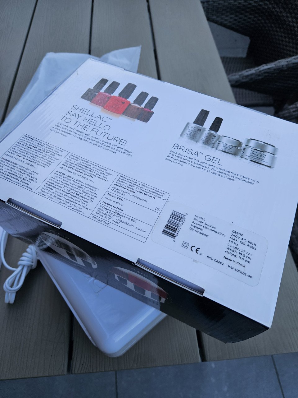 Goed werkende CND UV LAMP voor SHELLAC en BRISA (Lite) gellak....