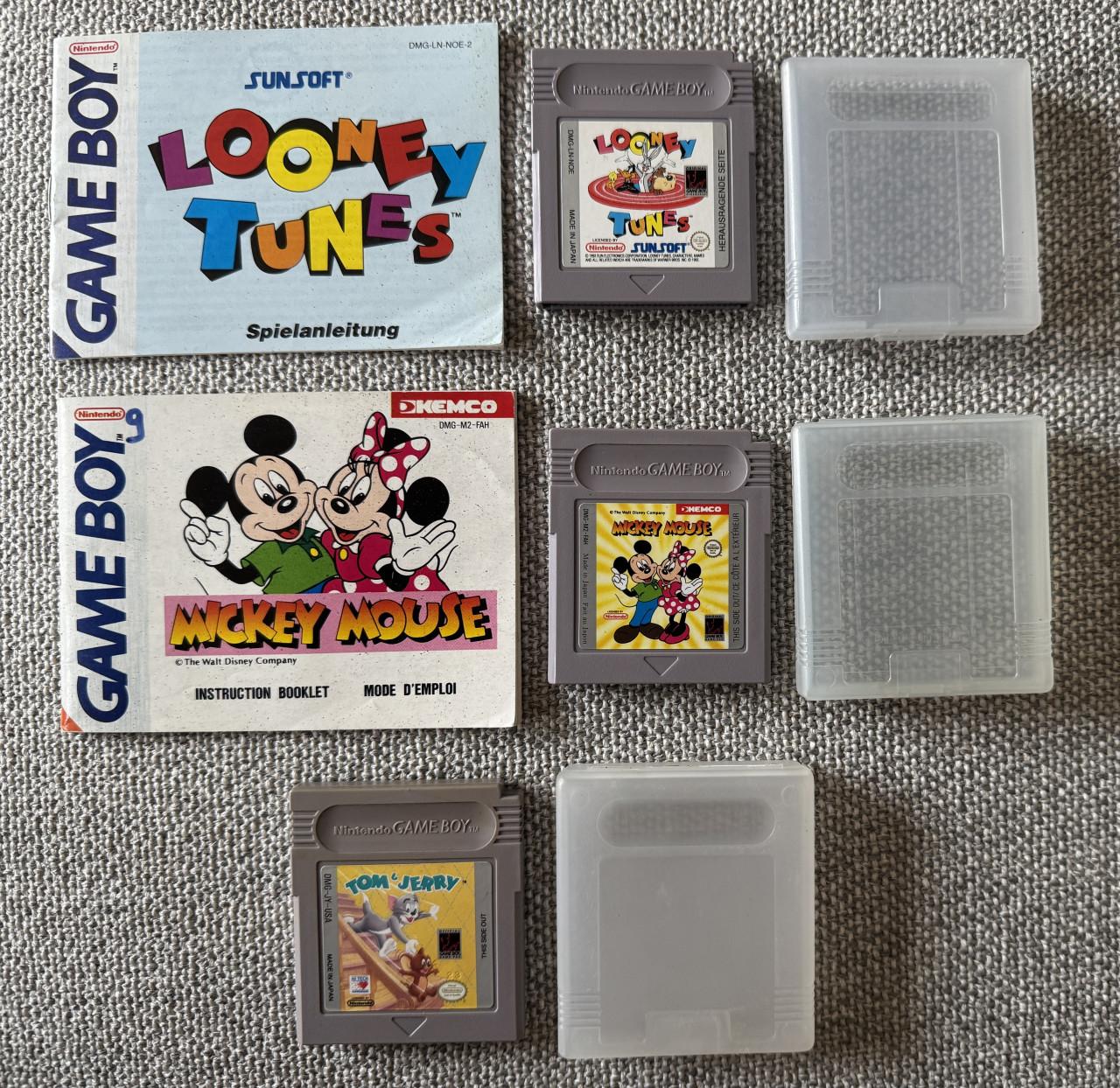 Nintendo Gameboy met 6 Games en 5 boekjes