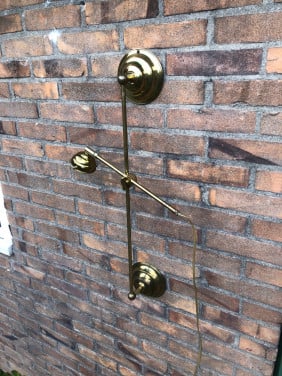 Leuke wand lamp.