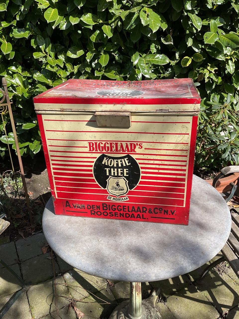 Biggelaar koffie / thee blik