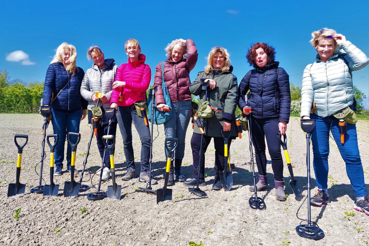 Metaaldetectie workshops op boomgaarden, weilanden en akkers