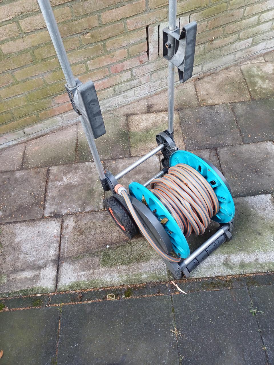 Tuinslang met wagen