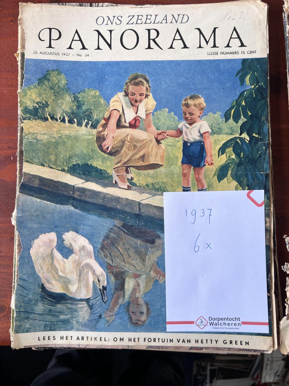 Panorama ONS ZEELAND Vintage tijdschriften