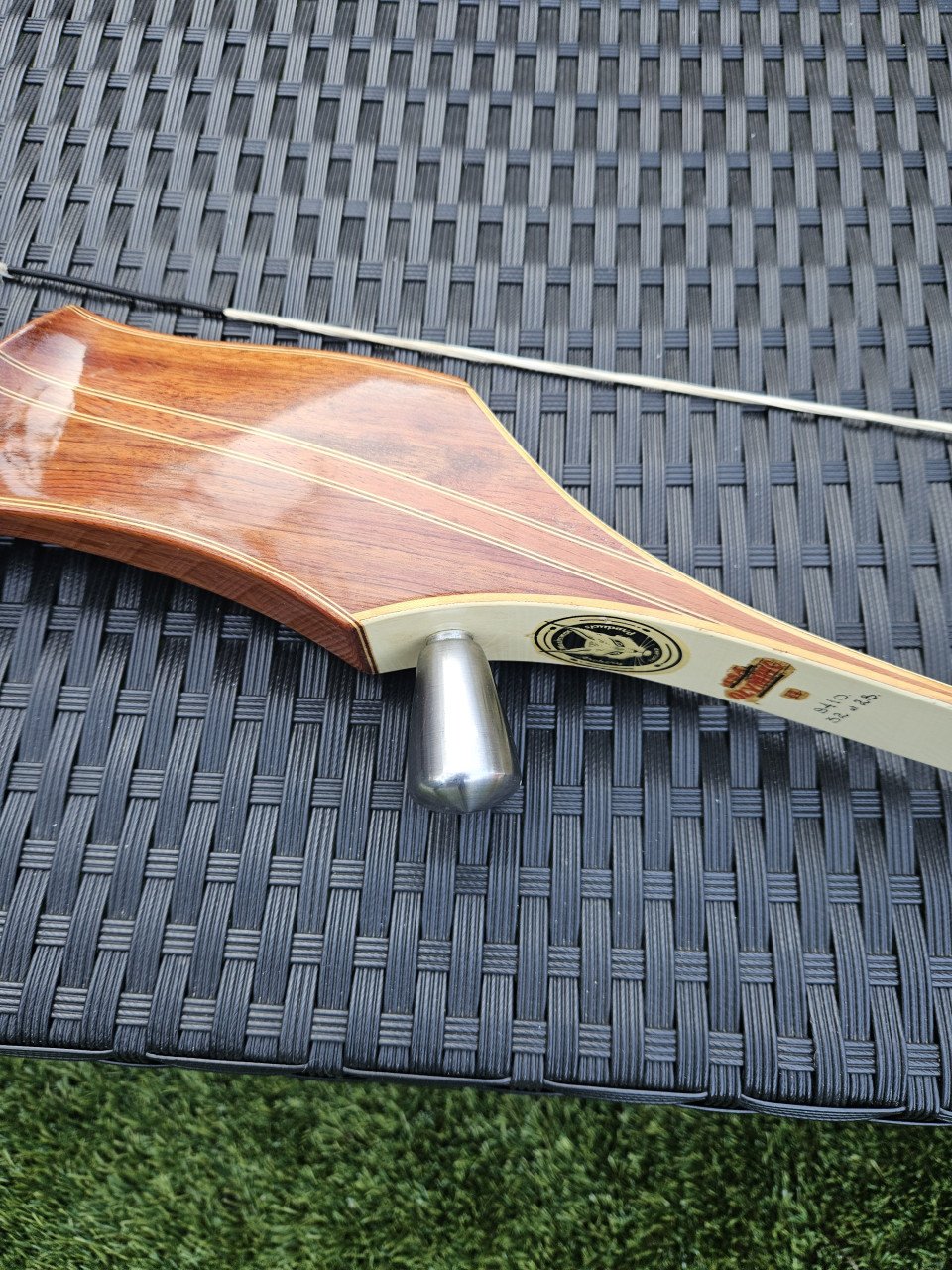 Prachtige heel grote vintage jaren 60 handboog marksman olympic...