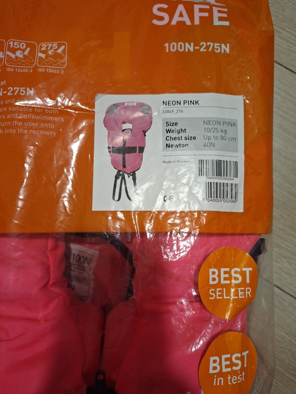 Reddingsvest, nieuw!