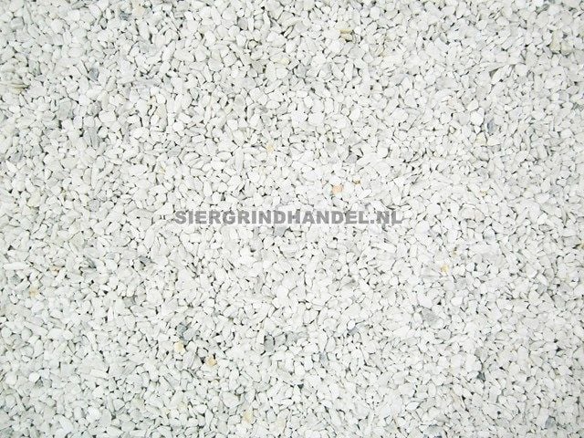 CARRARA siergrind en siersplit - bigbag of losgestort - GRATIS levering