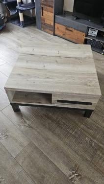 Salon tafel licht eiken