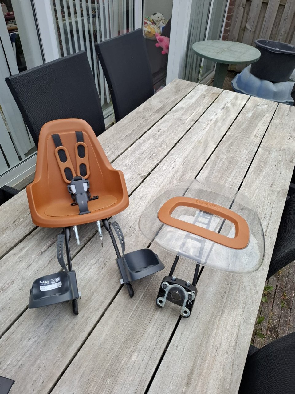 Fietsstoeltjes set voor en achter