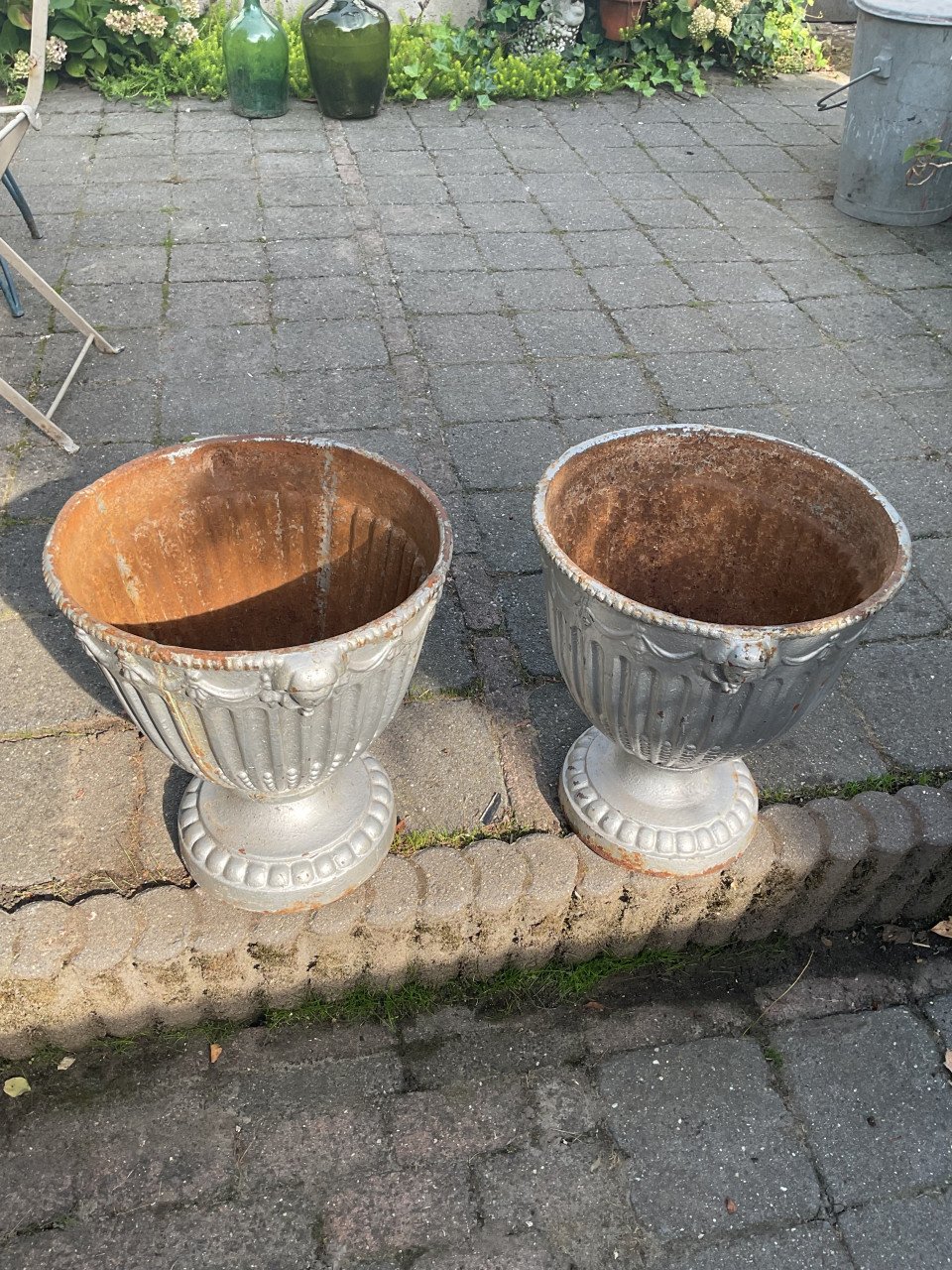 Gietijzeren tuinvazen