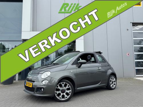 Fiat 500 C 1.2 sport * cabriolet * sport bumpers * airco * pdc *