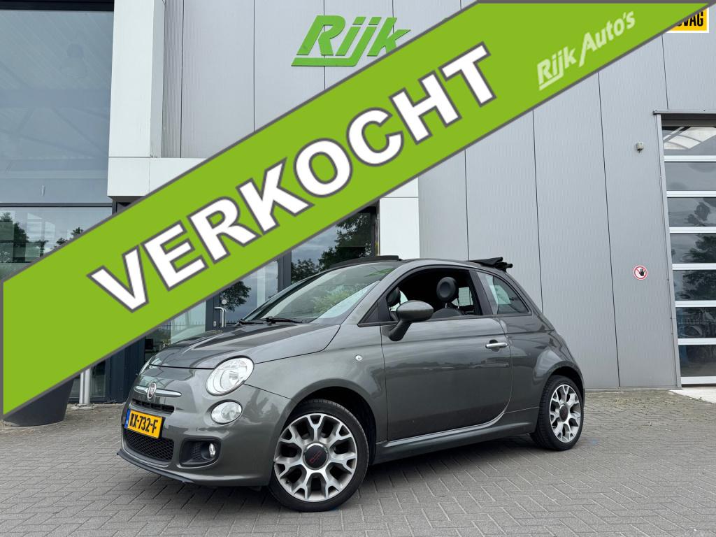 Fiat 500 C 1.2 sport * cabriolet * sport bumpers * airco * pdc *