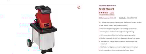Hakselaar Einhell