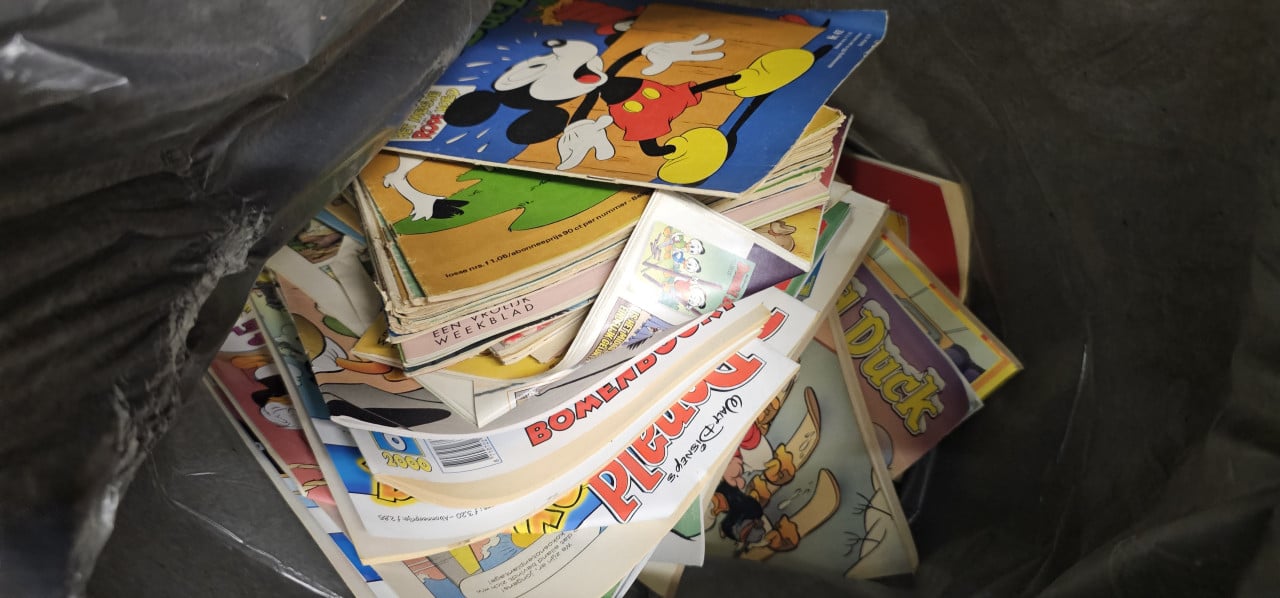 Donald ducks , 4 zakken alles door elkaar